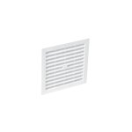 Grille de ventilation en applique type 150cm2 carr�e 156x156 mm - nicoll - 1b164