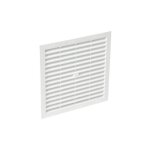 Grille de ventilation en applique type 200cm2 carr�e 178x178 mm - nicoll - 1b214