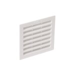 Grille de ventilation en applique type 50cm2 carr�e 100x100 mm - nicoll - 1b64