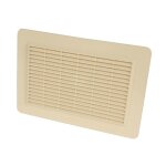 Grille de ventilation en applique rectangulaire pour fa�ades type 200cm2 sable - nicoll - 1gapm2