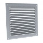 Grille de ventilation naturelle - avec grillage anti - moustiques aluminium anodis� - anjos : 6650