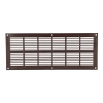 Grille de ventilation � visser ou � coller classique extra plate rectangulaire nicoll pb151m