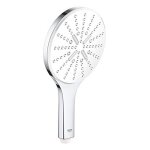 Grohe grohe 26554ls0 rainshower 150 smartactive pommeau de douche 3 types de jets blanc lune, moon white ...