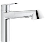 Grohe 32257002 eurodisc cosmopolitan mitigeur monocommande avec douchette extractible