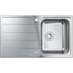 Grohe evier en acier inoxydable k500 31571sd1 - a encastrer - 1 bac - installation �gouttoir r�versible ...