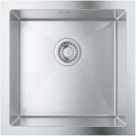 Grohe evier en acier inoxydable k700 31578sd1 - a encastrer - 1 bac - sans gouttoir - 46. 4x46. 4 cm ...