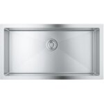 Grohe evier en acier inoxydable k700 31580sd1 - a encastrer - 1 bac - sans égouttoir - 86. 4x46. 4 cm ... Grohe evier en acier inoxydable k700 31580sd1 - a encastrer - 1 bac - sans égouttoir - 86. 4x46. 4 cm ...