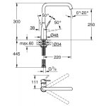 Grohe mitigeur evier essence 30269000 (import allemagne)