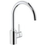 Grohe robinet de cuisine eurosmart cosmopolitan, bec haut, basse pression, plage de pivot 160 31180000 ...
