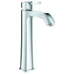 Grohe robinet de salle de bains grandera pour les lavabos autoportants, corps lisse, bec trs haut 23313000 ...