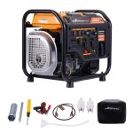 Groupe �lectrog�ne 3200w inverter g�n�rateur � l'essence silencieux 4 temps 230v pour chantier camping ...