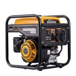 Groupe lectrogne 3500w inverter gnrateur silencieux  l'essence 4 temps avec 2 prises 230v secours ...