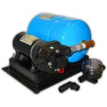 Groupe pompe surpresseur flojet avec r�servoir 12 volts 17 � 22, 7 l / min 2, 8 bars
