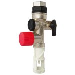 Groupe de s�curit� si�ge inox avec raccord isolant di�lectrique