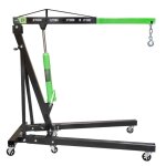 Grue d'atelier, chevre de levage hydraulique pliable et mobile - 2t