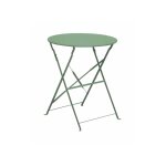 Guridon cuba rond - 60 cm de diamtre - amande