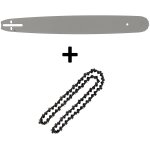 Guide 20 pouces (50 cm) avec chaîne 76 maillons pour tronçonneuse Guide 20 pouces (50 cm) avec chaîne 76 maillons pour tronçonneuse
