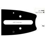 Guide chaine tronçonneuse stihl 50cm 3 / 8 . 063 (1, 6mm). Guide chaine tronçonneuse stihl 50cm 3 / 8 . 063 (1, 6mm).
