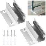 Guide de sol pour porte coulissante en verre ¿ rouleau de guidage en aluminium, systme daccessoires ...