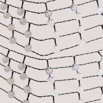 Guirlande led avec chargeur solaire de 2 m orixa blanc chaud