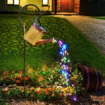 Guirlande lumineuse solaire, arrosoir lumineuse solaire exterieure, led ampoules, guirlande lumineuse ...