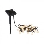 Guirlande solaire 30 ampoules led - ip44 - 3000 k - 3, 9 m - soala paulmann