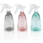 Gvolatee 3 pieces vaporisateur vide 500 ml, rechargeable gachette en plastique flacon pulverisateur, ...