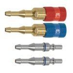 Gys - lot de 2 raccords rapides ox & ad + 4 colliers � 6. 3 mm