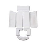 Habillage de foyer pour poles  chemine koko xtra de austroflamm - keramott - 8 pices