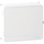 Habillage + porte styl blanc - panneau de contr�le resi9 13 modules schneider