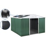 Habitat et jardin abri de jardin métal - rosas - 10, 85 m avec panneaux solaires Habitat et jardin abri de jardin métal - rosas - 10, 85 m avec panneaux solaires