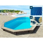 Habitat et jardin brazilia piscine hors sol octogonal 19000 l bois
