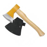 Hache de lancer albainox 43. 5 cm acier et manche bois avec etui de protection ai - 32488 jeu sport tir ...