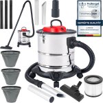 Haddo aspirateur industriel 2000w pour chemin�e avec double syst�me de filtration sec humide avec r�servoir ...