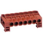 Hager kn07p - bornier arrivée phase à cage 7 x 25 mm2 Hager kn07p - bornier arrivée phase à cage 7 x 25 mm2