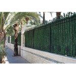 Haie artificielle 30 brins, h. 1 x l. 3 m, 70% occultant