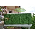 Haie artificielle / brise vue pour balcon, aspect sapin, 300x100cm