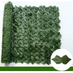 Haie de lierre artificielle de 50x200cm, panneaux de clôture de cuir oral elu vert, faux ecran de confidential ... Haie de lierre artificielle de 50x200cm, panneaux de clôture de cuir oral elu vert, faux ecran de confidential ...