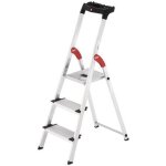 Hailo - chelle escabeau l80 comfortline 3 marches aluminium hauteur totale 1380 mm capacit� de charge ...