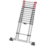 Hailo echelle t�lescopique flexline 260 380 cm aluminium 7113 - 131