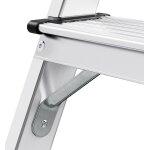Hailo - escabeau en alu 2x5 haut. travail 2, 63m charge max. 150kg - hailo d60 Hailo - escabeau en alu 2x5 haut. travail 2, 63m charge max. 150kg - hailo d60