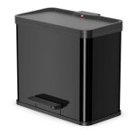 Hailo poubelle a p�dale oko trio plus taille l 3x9 l noir 0633 - 260