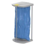 Hailo profiline mss xxxl support de sac poubelle autonome int�rieure m�tal, plastique gris