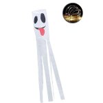 Halloween fant�me vent chaussettes banni�re avec lumi�res halloween d�coration suspendue ext�rieure pour ...