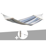 Hamac 1 place samba marine en polycoton + kit fixation smartrope - amazonas Hamac 1 place samba marine en polycoton + kit fixation smartrope - amazonas