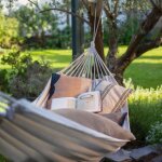 Hamac 2 personnes beige