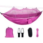 Hamac anti - moustique en tissu vert militaire, lit - balan�oire l�ger, simple, double, couple, ext�rieur ...