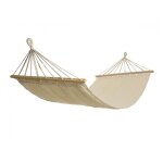 Hamac a barres polycoton blanc 200 x 100 cm