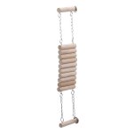 Hamac en bois naturel pour perroquet, cage a perruches, balançoire, jouet a mâcher, support suspendu Hamac en bois naturel pour perroquet, cage a perruches, balançoire, jouet a mâcher, support suspendu