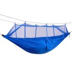 Hamac de camping ext�rieur portatif pour 1 a 2 personnes avec moustiquaire tissu de parachute haute r�sistance ...